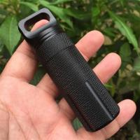 Nueva Caja De Almacenamiento De Kit De Supervivencia EDC De Aluminio Sellado Impermeable Para Cápsulas De Botella Y Tabletas Caso Airtight De Herramientas Al Aire Libre En Negro Verde Y Naranja - details 6