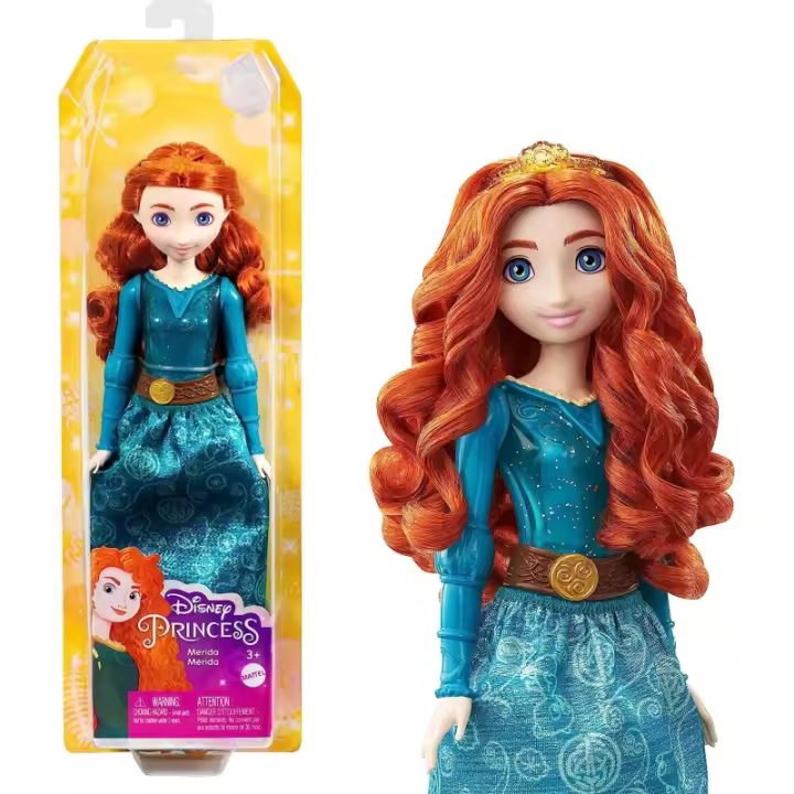 DISNEY PRINCESS Merida Muñeca Princesa película Brave, Juguete +3 años Mattel HLW13 CPAHLW13 - 1