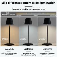 Lámpara De Mesa Con Sensor De Toque 1pc Para Dormitorio Oficina Nightstand Librería Sala De Estar Decoración De Hogar Luz Nocturna - details 4