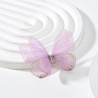 Patch De Mariposa Doble 3D Simulación Malla 5cm Para Decoración DIY De Cabello Y Uñas Diseño De Bouquet Soñado Y Explosivo - details 6