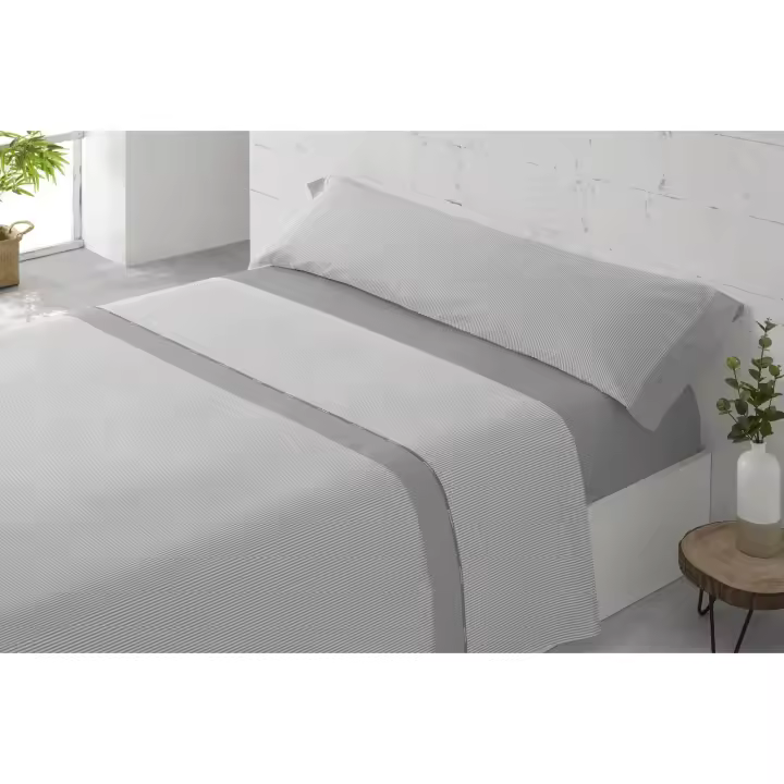 Juego de sábanas 50% algodón PADUANA GRECO. Con tratamiento anti piling. Algodón de la máxima calidad. Formado por sábana bajera, encimera y funda/s de almohada. - 1