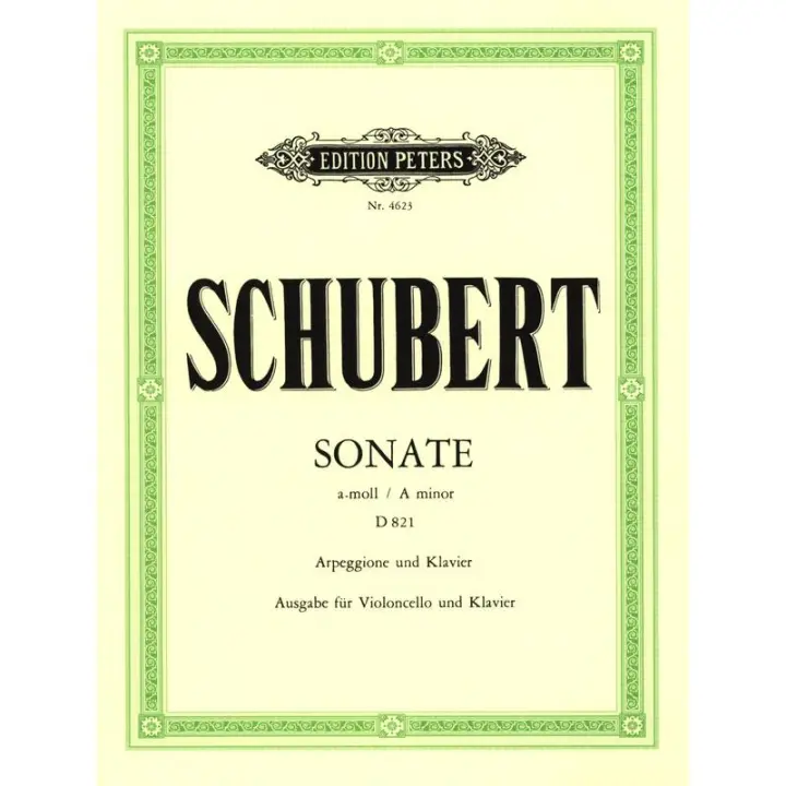 SCHUBERT F. - SONATA LA m ARPEGGIONE - D.821 (+CD) - 1