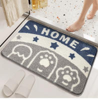 VIKAMA Alfombra De Baño Con Dibujos Animados Absorbente Y Antideslizante Para Toilette Y Puerta Del Baño Material De Poliéster Moderno Y Simple - details 15