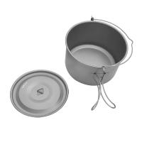 Olla De Titanio Ultraligera De 1.8L/3L Con Tapa Y Mango Plegable Para Camping Y Senderismo Al Aire Libre Picnic - details 7