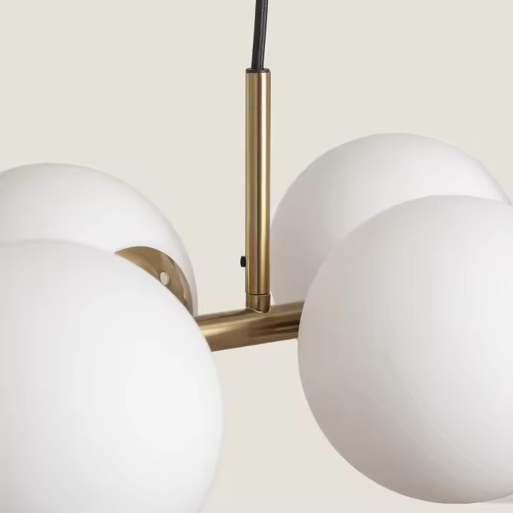 Ledkia Lámpara Colgante Metal 6 Focos ILUZZIA - Diseño Único y Elegante - 1