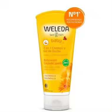 Champú y gel de ducha Caléndula 200ml. Weleda - 1