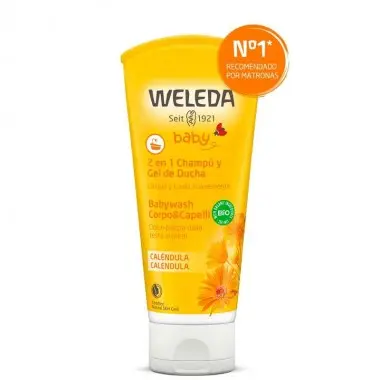 Champú y gel de ducha Caléndula 200ml. Weleda - 1