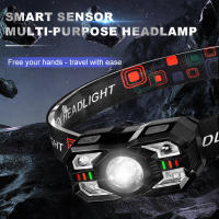 Linterna Frontal De Pesca LED Alta Potencia Multifuncional Carga Type-C Luz Fuerte Alcance Largo Recarga Inducción - details 0