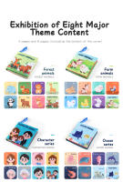 Libros De Tela Suaves Para Bebés Juegos Educativos De Aprendizaje Temprano Montessori Con Toque 3D Y Contraste Alto Juguetes Sensoriales Para Niños - details 7