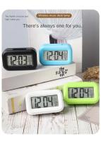 Reloj De Pared Electrónico Silencioso Mini Con Alarma Fecha Luz Retroiluminada 12/24H Temperatura Día Semana Contador Poder Digital Batería Para Escritorio - details 5