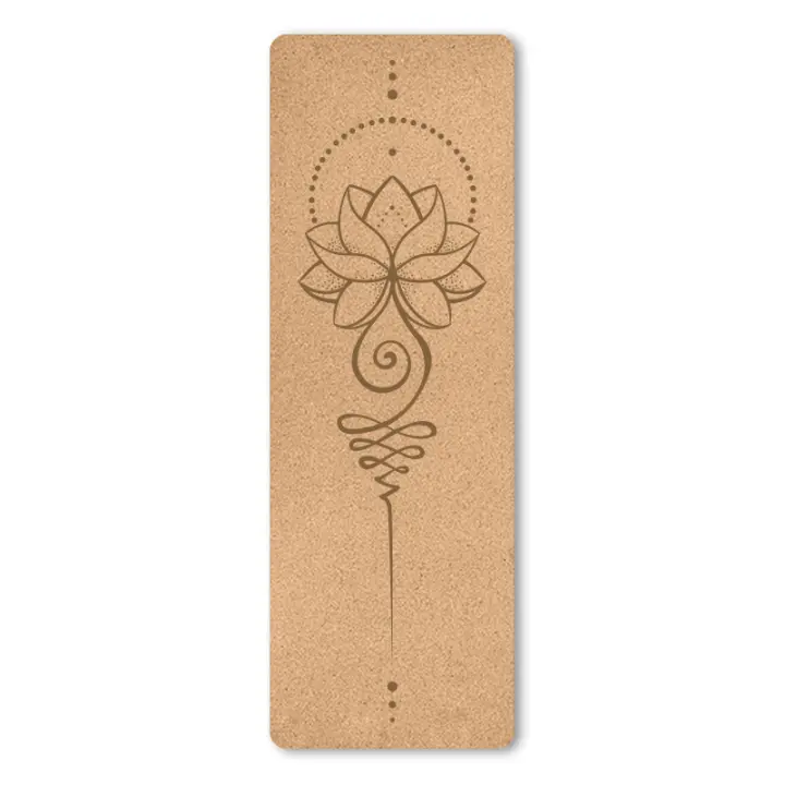 Ecologica Esterilla Yoga Antideslizante - Colchoneta Yoga de Corcho Natural, Incluye Correa de Hombro y Bolsa de Transporte,Para Yoga y Pilates,Esterilla Deporte - Yoga Mat 183 x 61CM - 1