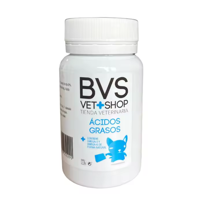 Ácidos Grasos perros y gatos | Alimento que favorece el funcionamiento del sistema cardiovascular, piel y mucosas y sistema nervioso 60,120 o 300 cápsulas | BARAKALDO VET+SHOP - 1