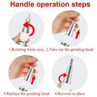 Profesional Enchufe Eléctrico Para Uñas 35000RPM Herramienta De Pulido Y Grabado Manicura Accesorio De Taladro Para Uñas - details 13