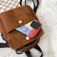 Mochila Mini Para Mujer De Cordón Sólido Y Estilo Casual Gran Capacidad Duradera Para Viajes Y Escuela Con Cierre De Cremallera - details 34