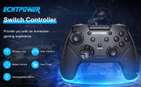 ECHTPower Controlador Switch Pro, 【Actualizado】 Controlador de interruptor remoto con turbo, hasta 20 horas de duración de uso de la batería, giroscopio de 6 ejes, controlador inalámbrico Pro para Nintendo Switch/Switch Lite/Switch OLED - details 0