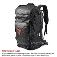 MOTOCENTRIC Mochila Impermeable Para Motocicleta Multifuncional Bolsa De Viaje Para Moto Con Espacio Para Casco De Motocicleta Y Banda Trasera - details 3