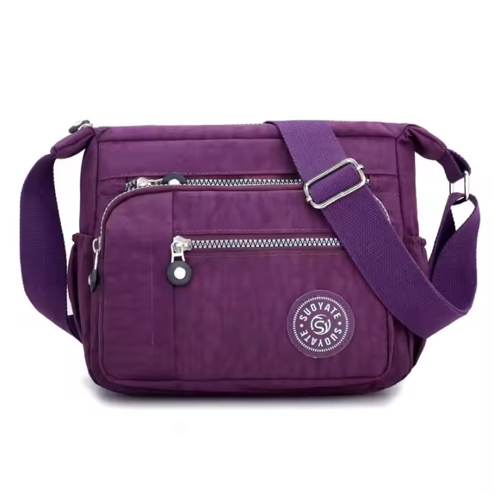 La Bolsa de mensajero de nylon de las mujeres, Bolso impermeable del hombre del multi-Bolso, Bolso de mensajero ligero del viaje - 1