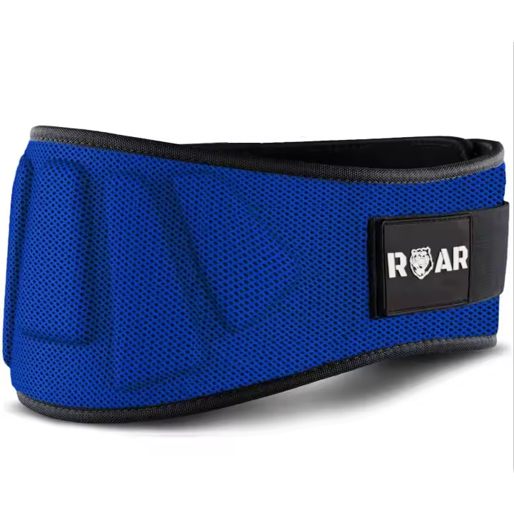 Roar® Cinturón Lumbar Gimnasio, Cinturon gimnasio hombre y mujer, Cinturon halterofilia, Powerlifting, Levantamiento Peso, Musculacion, Cinturon gym hombre, Cinturon pesas - 1
