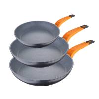 Set de 3 Sartenes San Ignacio LAVA Ø20 Ø26 Ø28 cm – Aluminio Forjado, Antiadherente Quantanium, Apto Inducción - details 0