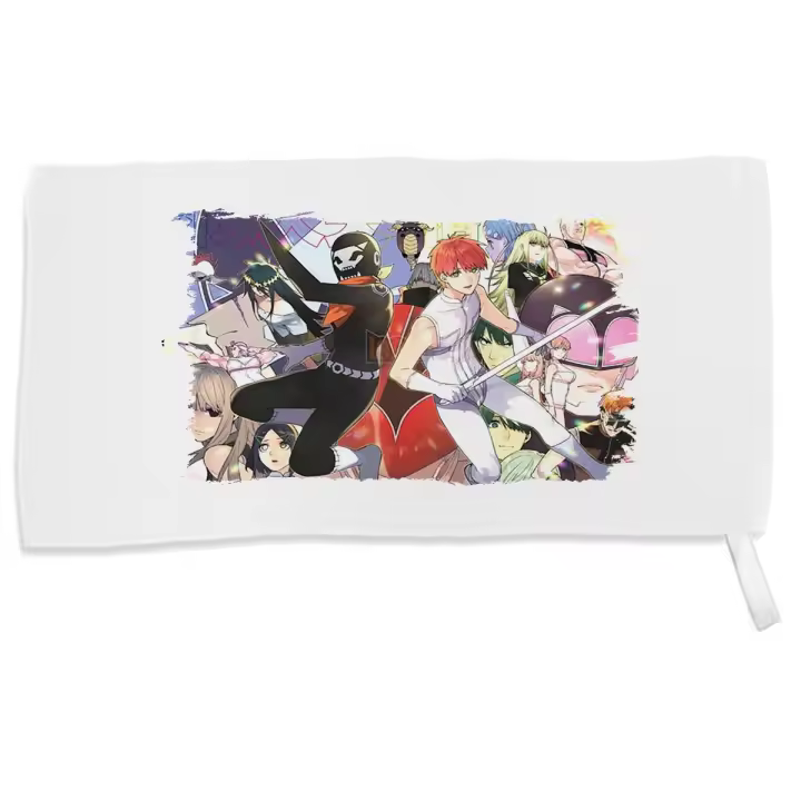 MERCHANDMANIA TOALLA PEQUEÑA ABSORBENTE Sentai Daishikkaku serie anime heroes rangers suave personalizada con cinta elastica - 1