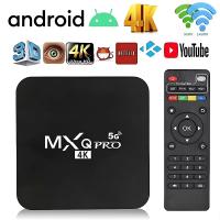 MXQ Pro 5G 4K Android TV 14,0 Caja, RAM 1GB ROM 8GB Android Smart Box de Doble 2,4G/5G banda WiFi Quad Core reproductor multimedia para el hogar - details 2