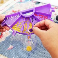 Limpieza De Pincel Con Gran Capacidad Para Perforación De Diamantes Herramientas De Paleta Cruzada Platos De Bricolaje Y Plástico Para Bordado Moderno - details 10