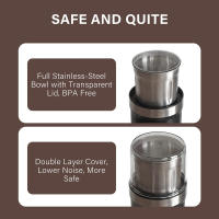 Máquina De Moler Café De Alta Potencia Con Cuchillas Desmontable Para Limpieza Multifuncional Para El Hogar Y Cocina Café Bar - details 6