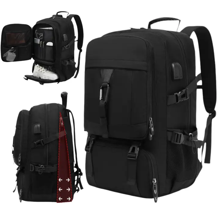 Mochila de Viaje para Cabina de Avin 45x36x20 para Vueling, EasyJet, Ryanair Equipaje de Mano Impermeable y Espaciosa con Compartimento para Zapatos y Mochila Antirrobo Multifuncional para Viajes ( 2499 026-001 ) - 1