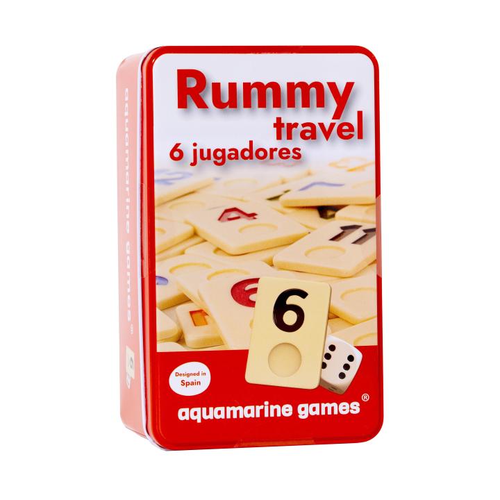 Travel Rummy 6 jugadores Aquamarine games DO004