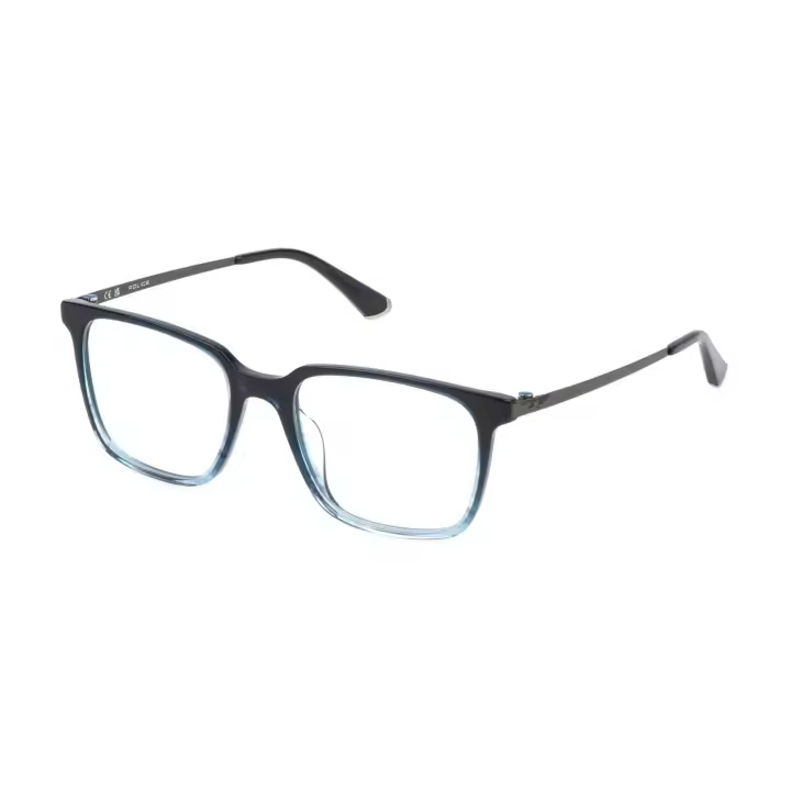 Gafa de vista POLICE VPLP15 0W60 SHINY BLUE GREY GRAD.AZURE CALIBRE 52 - 1