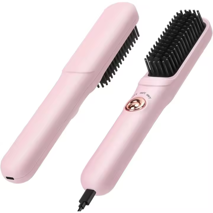 Peine alisador de Cabello inalámbrico, para todo tipo de Cabello, rápido 18 segundos, automático 30 minutos - 1
