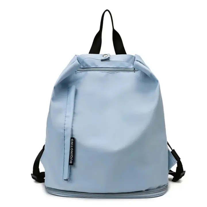 Mochila de viaje ligera y resistente al agua con compartimento seco/húmedo, ideal para natación y ocio - 1