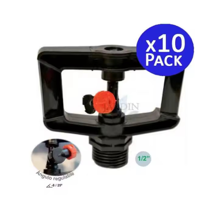 Suinga Pack 10 Aspersores Bajo Caudal 360º 1/2" Radio 7-7.5m - 1