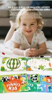 Libro Ocupado Para Bebés Montessori Primer Libro Quieto Juego De Aprendizaje Temprano Para Niños Y Niñas Diseño De Dibujos Animados Reutilizable - details 7