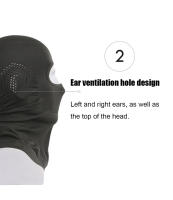 Balaclava De Ciclismo Con Alta Elasticidad Y Transpirabilidad Máscara Facial Completa Para Deportes Al Aire Libre Esquí Motocicleta Bufanda Capa Interna De Casco - details 6