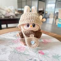 Ropa De Muñeca Para LABUBU Universal Ropa De Peluche Miniatura Para Idolos De Muñecas Labubu I II III Regalo Para Fans Material Algodón Y Lana Origen Guangdong - details 1