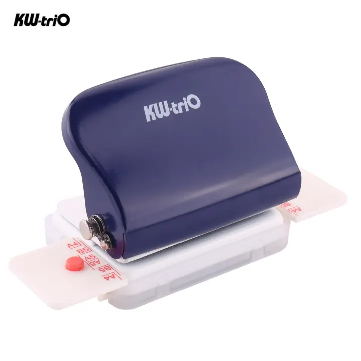 KW-trio 6-Agujero Prensa De Papel Portátil Capacidad De 5 Hojas 6mm Para Cuaderno De Diario Planificador Scrapbook A4 A5 B5 - 1