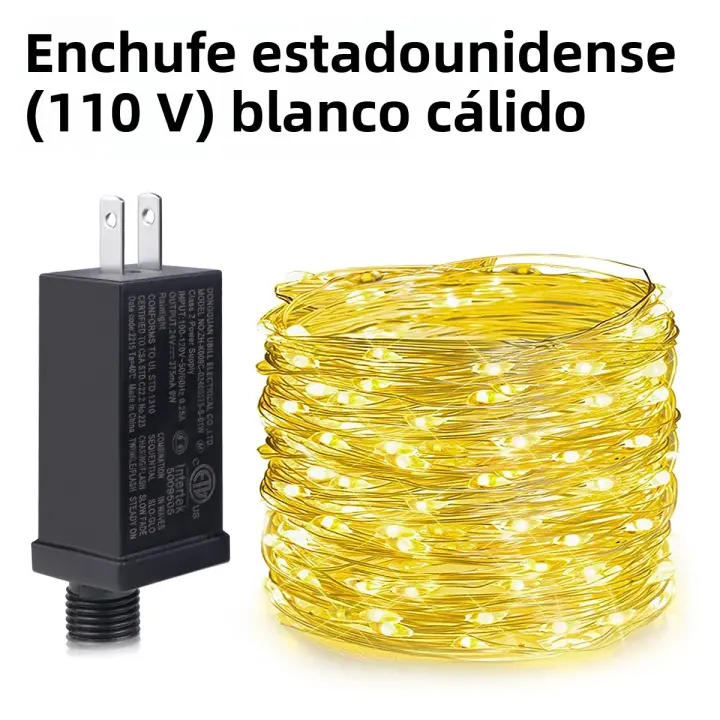 Luces LED De Hilo De Cobre 50M 100M 24V Para Jardín Luces De Hadas Para Exterior Guirnalda Decoración De Fiesta Navidad Boda En Casa - 1