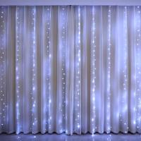 Luz De Techo LED USB Para Dormitorio Decoración De Navidad Guirnalda De Luz Faeira Para Bodas Y Hogar Tamaño 3x3/3*2/3*1 - details 4