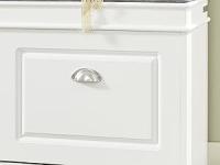 Zapatero Banco con 2 Solapas Organizador de Zapatos Baul almacenaje para Dormitorio L104 x P24 x H52cm Blanco FSR64-W ES - details 2