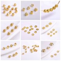Bolas Redondas Y Planas De Latón Galvanizado En Oro 18K Para Suministros De Joyería DIY Accesorios Para Pulseras Y Collares - details 32