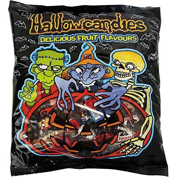 HALLOWEEN SURTIDO BOLSA CARAMELOS, PICA PICA, CHUPA CHUPS, PIRULETAS.. 450 GRS. JUAN LOPEZ