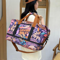 Bolsa De Gimnasio De Viaje Portátil Para Hombres Y Mujeres Bolso Cruzado De Hombro Con Mano Para Exterior Duffel Weekender Yoga Bolsa De Secado Seco Y Húmedo Separación Para Deportes De Entrenamiento - details 47