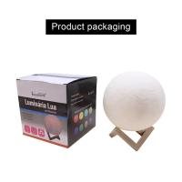 Lámpara De Luna LED 8cm Luz Nocturna Con Base Regalo Para Niños Decoración Para Dormitorio Luz Nocturna Con Estrellas - details 3