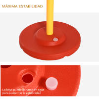 PawHut Equipo de Entrenamiento de Agilidad para Perros de 3 piezas Set de Agilidad con Obstáculos de Salto Aro Valla de Altura Ajustable y Bolsa de Transporte Amarillo - details 6