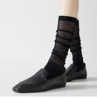 Calentadores De Pierna Para Mujer Estilo Japonés Moda Color Sólido Longitud Al Final Del Rodillo Primavera Verano Nylon Spandex Viscosa - details 3