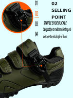 Zapatos De Ciclismo MTB Neutrales Compatibles Con Pelaton Zapatos Deportivos De Ciclismo Para Hombres Diseño Con Banda Reflejante - details 4