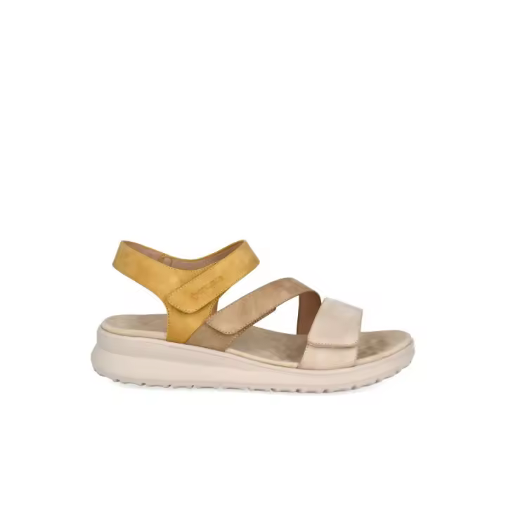 Sandalias plataforma mujer AMARPIES 28637 MOSTAZ SANDALIA CONFORT TIRA CRUZADA MOSTAZA 35970 25V - 1