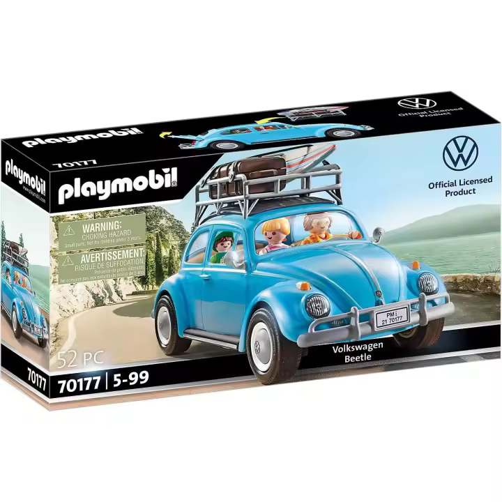 PLAYMOBIL 70177 Volkswagen Beetle, para niños a Partir de 5 años, Multicolor - 1