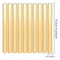 20Pcs Bastones De Helado Reutilizables Claros Para Manualidades DIY En Verano Rosa Oro Hechos De Acrílico Para Hogar - details 10